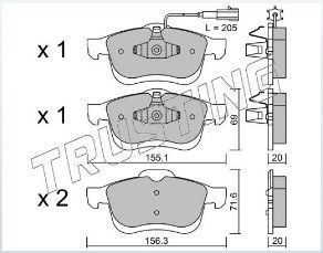 ΤΑΚΑΚΙΑ ΕΜΠΡ FIAT DOBLO-LANCIA DELTA-OPEL COMBO