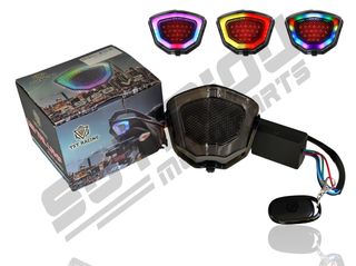 ΦΑΝΑΡΙ HONDA GTR 150 V2 LED ΦΙΜΕ RGB ΜΕ ΤΗΛΕΧΕΙΡΙΣΤΗΡΙΟ ΚΑΙ ΦΛΑΣ