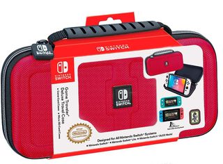 Bigben Nintendo Switch Interactive Official Deluxe Travel Case - Red / Nintendo Switch
