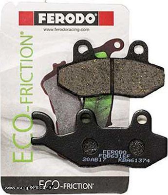  Σετ Τακάκια Εμπρός Ferodo Eco Friction Για KAZER 115 / SUPRA / MODENAS KRISS 115 FDB631EF FERODO