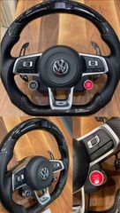 Volkswagen R Line Carbon τιμόνι LED 