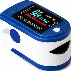 Παλμικό Οξύμετρο Δακτύλου Ακριβείας με Ειδοποίηση, Καρδιογράφημα, Μεγάλη Οθόνη 4 Πλευρών LCD Fingertip Pulse Oximeter, SpO2, Heart Rate Sensor Health