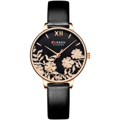 Γυναικείο ρολόι CURREN 9065 Leather Black