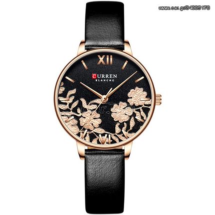 Γυναικείο ρολόι CURREN 9065 Leather Black