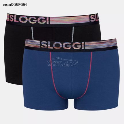 10211196-M008 - Sloggi Men Go ABC Boxer Αντρικό Hipster 2 Pack-10211196-M008-B9