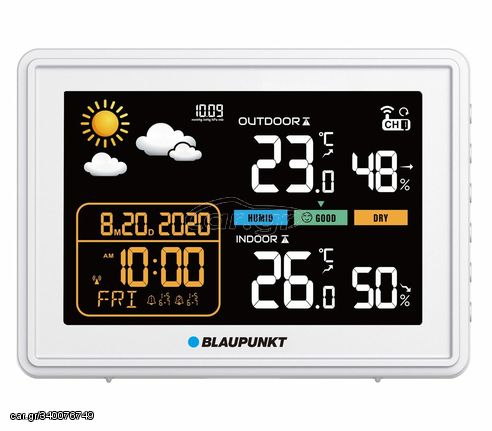 BLAUPUNKT ΜΕΤΕΩΡΟΛΟΓΙΚΟΣ ΣΤΑΘΜΟΣ 5,0\"  ΛΕΥΚΟ WS30WH