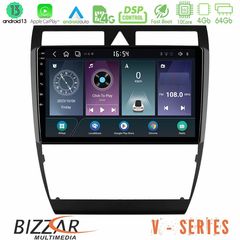 Bizzar V Series Audi A6 (C5) 1997-2004 10core Android13 4+64GB Navigation Multimedia Tablet 9"