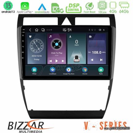 Bizzar V Series Audi A6 (C5) 1997-2004 10core Android13 4+64GB Navigation Multimedia Tablet 9"