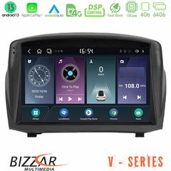 Bizzar V Series Ford Fiesta 2008-2016 10core Android13 4+64GB Navigation Multimedia Tablet 9" (Oem Style)