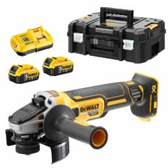 DEWALT ΓΩΝΙΑΚΟΣ ΤΡΟΧΟΣ 18V XR BRUSHLESS DCG405P2-QW 125MM
