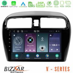 Bizzar V Series Mitsubishi Space Star 2013-2016 10core Android13 4+64GB Navigation Multimedia Tablet 9"