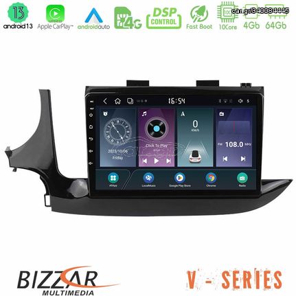 Bizzar V Series Opel Mokka 2016-2020 10core Android13 4+64GB Navigation Multimedia Tablet 9"