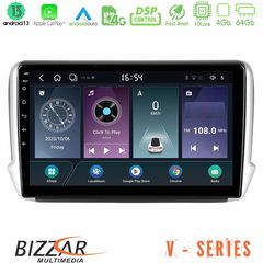 Bizzar V Series Peugeot 208/2008 10core Android13 4+64GB Navigation Multimedia Tablet 10"