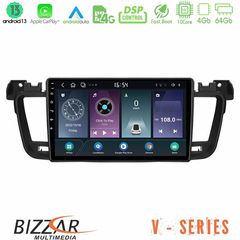 Bizzar V Series Peugeot 508 2010-2018 10core Android13 4+64GB Navigation Multimedia Tablet 9"