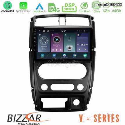 Bizzar V Series Suzuki Jimny 2007-2017 10core Android13 4+64GB Navigation Multimedia Tablet 9"
