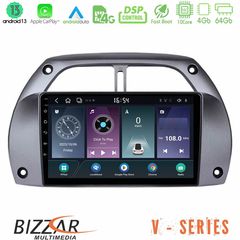 Bizzar V Series Toyota RAV4 2001 - 2006 10core Android13 4+64GB Navigation Multimedia Tablet 9"