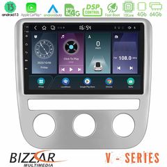 Bizzar V Series VW Scirocco 2008-2014 10core Android13 4+64GB Navigation Multimedia Tablet 9"