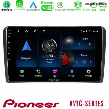 Pioneer AVIC 4Core Android13 2+64GB Audi A3 8P Navigation Multimedia Tablet 9"