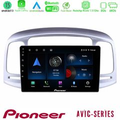 Pioneer AVIC 4Core Android13 2+64GB Hyundai Accent 2006-2011 Navigation Multimedia Tablet 9"