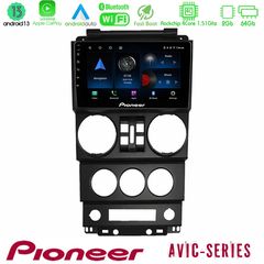Pioneer AVIC 4Core Android13 2+64GB Jeep Wrangler 2008-2010 Navigation Multimedia Tablet 9"