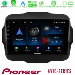 Pioneer AVIC 4Core Android13 2+64GB Jeep Renegade 2015-2019 Navigation Multimedia Tablet 9"