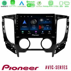 Pioneer AVIC 4Core Android13 2+64GB Mitsubishi L200 2016-> & Fiat Fullback (Manual A/C) Navigation Multimedia Tablet 9"