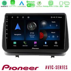 Pioneer AVIC 4Core Android13 2+64GB Renault Clio 2005-2012 Navigation Multimedia Tablet 9"