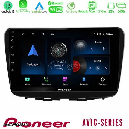 Pioneer AVIC 4Core Android13 2+64GB Suzuki Baleno 2016-2021 Navigation Multimedia Tablet 9"