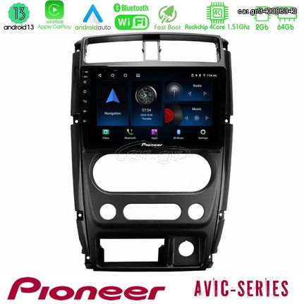 Pioneer AVIC 4Core Android13 2+64GB Suzuki Jimny 2007-2017 Navigation Multimedia Tablet 9"