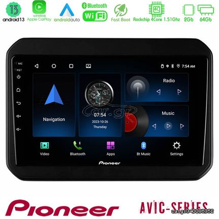 Pioneer AVIC 4Core Android13 2+64GB Suzuki Ignis Navigation Multimedia Tablet 9"