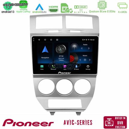 Pioneer AVIC 8Core Android13 4+64GB Dodge Caliber 2006-2011 Navigation Multimedia Tablet 10"