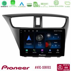 Pioneer AVIC 8Core Android13 4+64GB Honda Civic Hatchback 2012-2015 Navigation Multimedia Tablet 9"