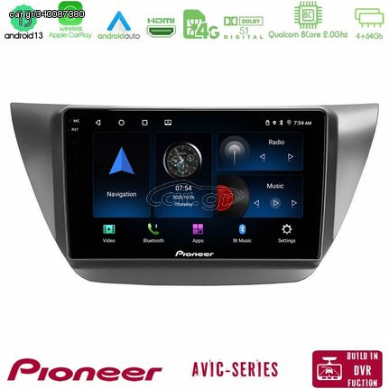 Pioneer AVIC 8Core Android13 4+64GB Mitsubishi Lancer 2004 – 2008 Navigation Multimedia Tablet 9"