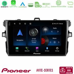 Pioneer AVIC 8Core Android13 4+64GB Toyota Corolla 2007-2012 Navigation Multimedia Tablet 9"