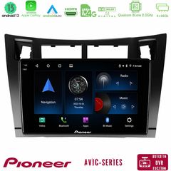 Pioneer AVIC 8Core Android13 4+64GB Toyota Yaris Navigation Multimedia Tablet 9" (Μαύρο Χρώμα)