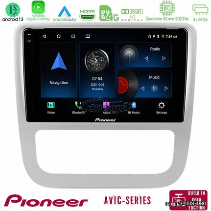 Pioneer AVIC 8Core Android13 4+64GB VW Scirocco 2008-2014 Navigation Multimedia Tablet 9"