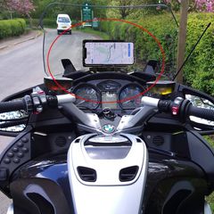 BMW R1200RT 2010-2013 βάση στήριξης συσκευών GPS / PDA / κινητών / κάμερας Μπαράκι για gps βάση για οργανα 