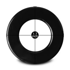 Smooth Stretchy Cock Ring 4.3 cm BLACK-thumb-2
