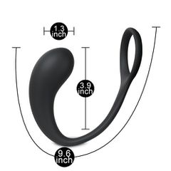 Silicone Butt plug with Single ring-thumb-3