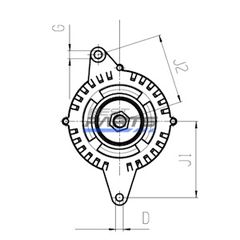 Δυναμό-HYUNDAI GRAND SANTA FÉ, IX35, SANTA FÉ II, SANTA FÉ III, SANTA FÉ II/SUV/ KIA CARNIVAL III, SORENTO II, SORENTO II/SUV, SPORTAGE III 2.0D/2.2D -thumb-4