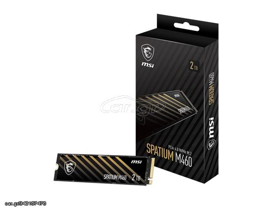 MSI SPATIUM M460 PCIe 4.0 NVMe M.2 1 TB PCI Express 4.0 3D NAND