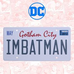 DC Comics Batman Number Plate Tin Sign / Fan Shop and Merchandise