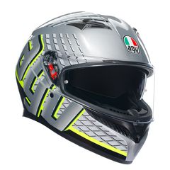 AGV K3 E2206 - FORTIFY GREY/BLACK/YELLOW FLUO