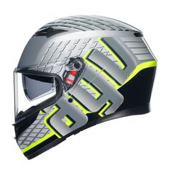 AGV K3 E2206 - FORTIFY GREY/BLACK/YELLOW FLUO-thumb-2