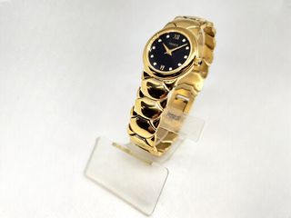 Vintage γυναικείο ρολόι TISSOT GOLD TONE Black Face G324K Α90016 ΤΙΜΗ 340 ΕΥΡΩ