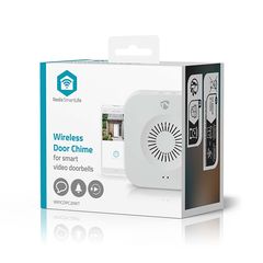 NEDIS WIFICDPC20WT Ασύρματο smart εσωτερικό κουδούνι USB, σε λευκό χρώμα.