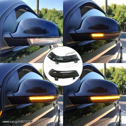 Led dynamic φλας καθρεπτών για VW Golf 5 / Golf 5 plus / Jetta / Passat (2001-2011) / Sharan