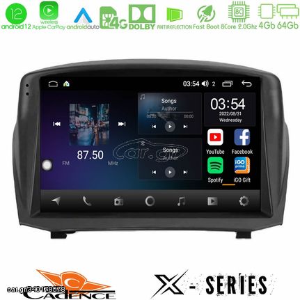 MEGASOUND - Cadence X Series Ford Fiesta 2008-2016 8core Android12 4+64GB Navigation Multimedia Tablet 9" (Oem Style)