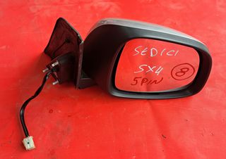 FIAT SEDICI/SUZUKI SX4 2007-2014 ΚΑΘΡΕΦΤΗΣ ΔΕΞΙΟΣ ΗΛΕΚΤΡΙΚΟΣ (5 ΚΑΛΩΔΙΑ)