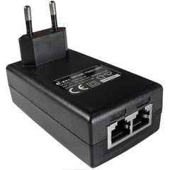 12V - 2.5A Power Supply + PoE Injector LEDs - Wallplug